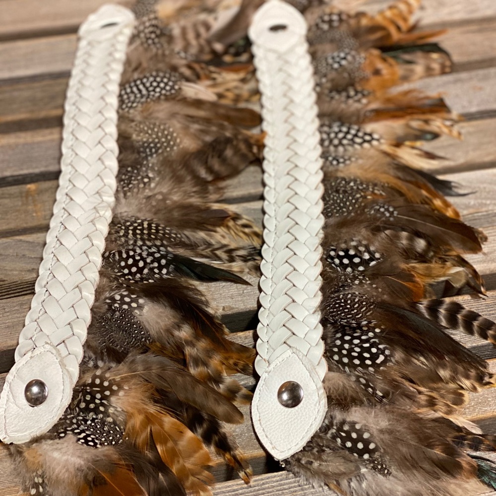 Boot Bands, Boot Toppers, Boot Jewelry, Feathers View 3